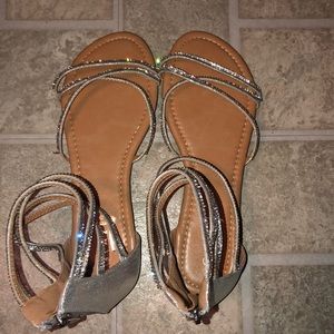 Bling Strap Sandals 😋